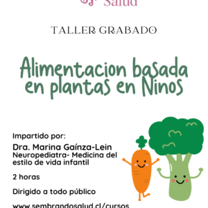 Taller de alimentación basada en plantas infantil